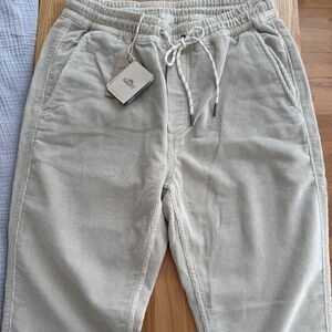 Faherty Pull On Corduroy Pant Stone Size Medium